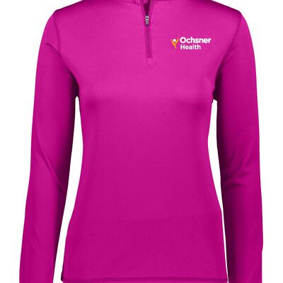 Women's 1/4 Zip Pullover Pink